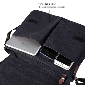 Amazon.com: Vintage Canvas Satchel Messenger Bag for Men